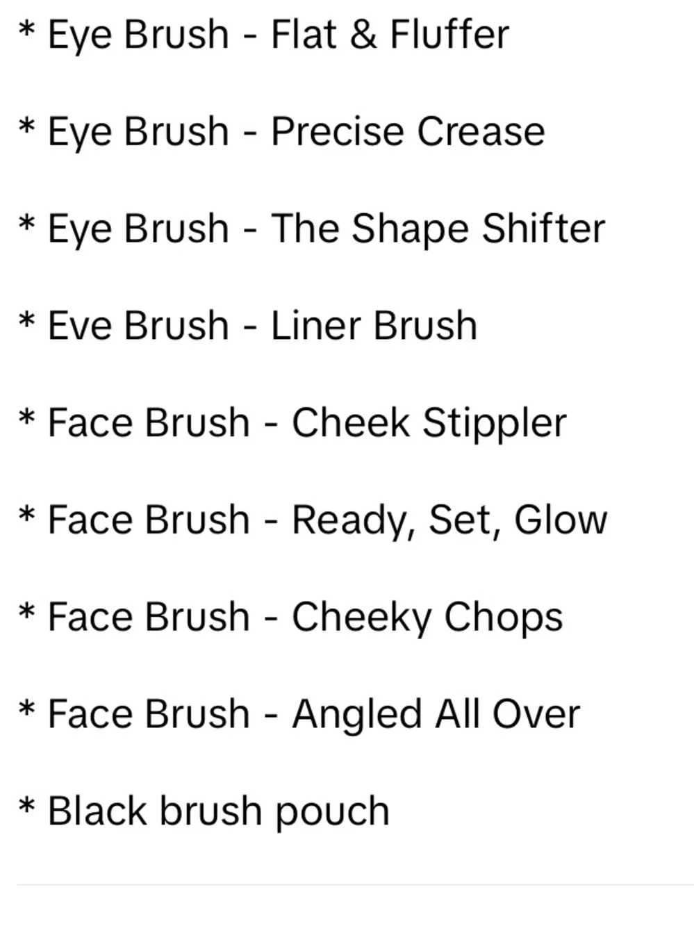 Made by Mitchell 16 Piece Makeup Brush Set with Bag Pouch BNIB